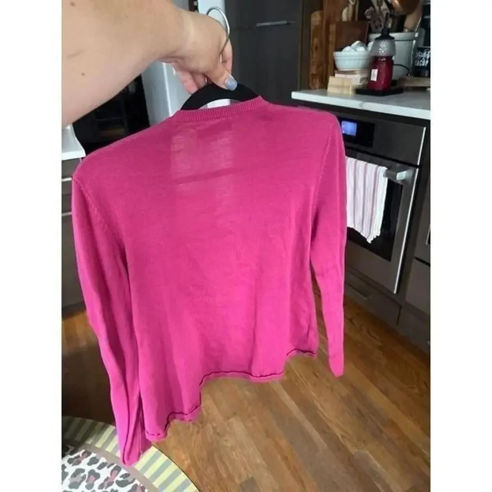 Tommy bahama pink Cardigan sweater‎ large